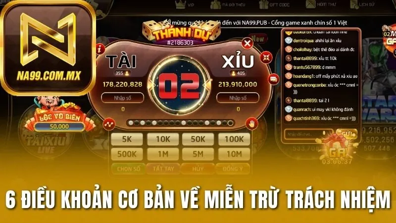 6 điều khoản cơ bản về miễn trừ trách nhiệm