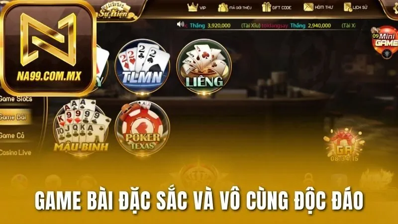 Trang Chủ 189 Game bài đặc sắc và vô cùng độc đáo