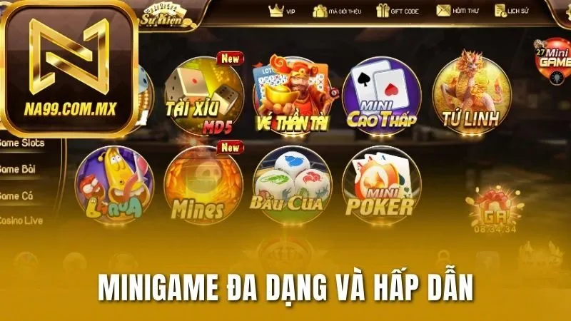 Trang Chủ 188 Minigame đa dạng và hấp dẫn trên nền tảng